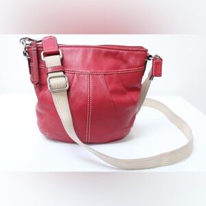 Vintage Coach  Pleated Swingpack Crossbody Bag